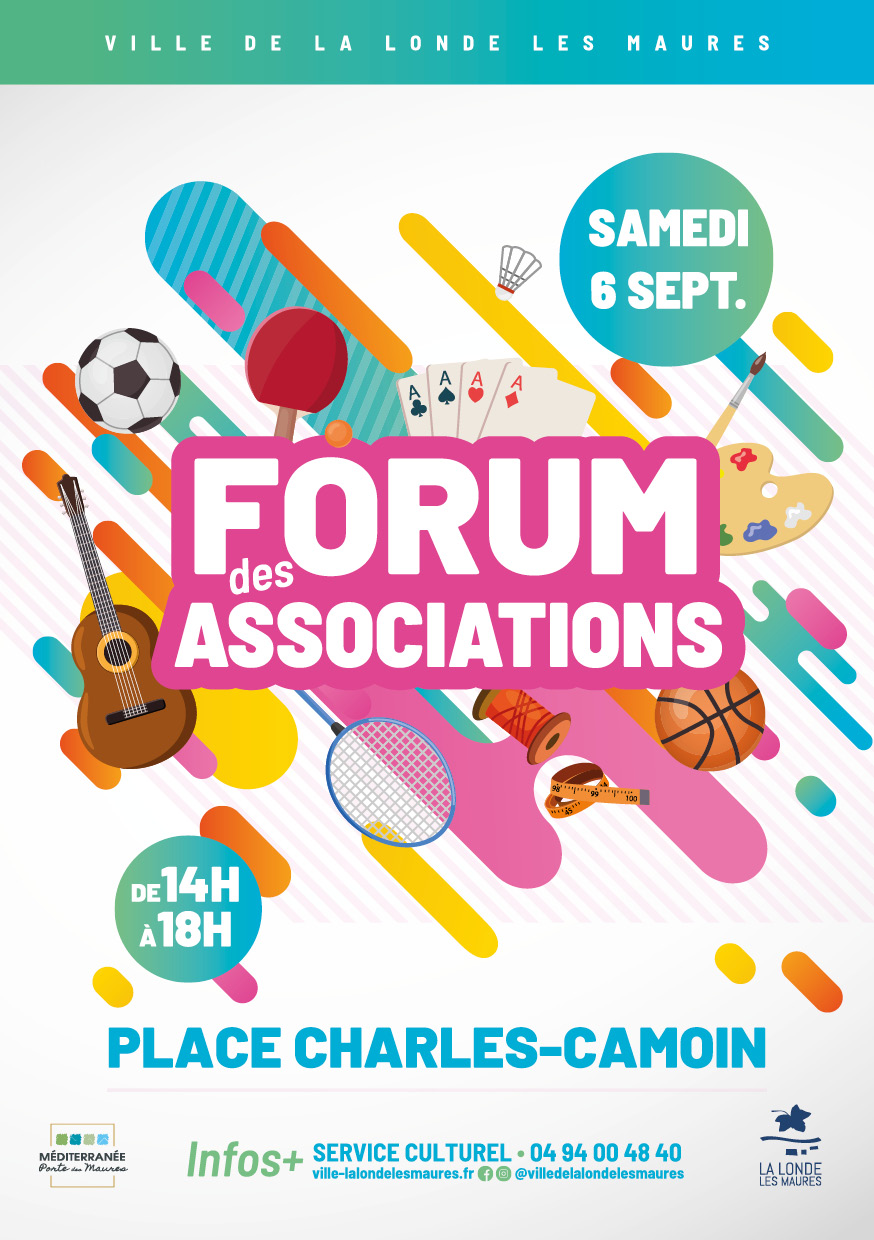 AFFICHE FORUM DES ASSOCIATIONS LA LONDE 2021
