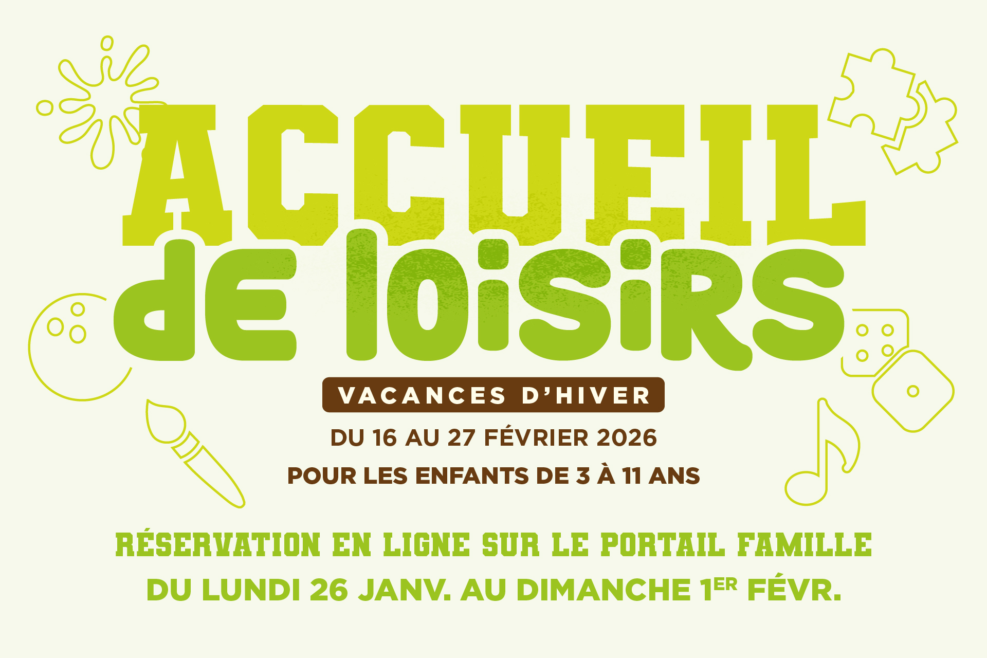ACCUEIL DE LOISIRS HIVER2026